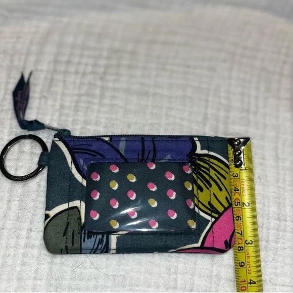 Vera Bradley Zip ID Case in retired Falling Flowers pattern - Picture 5 of 5